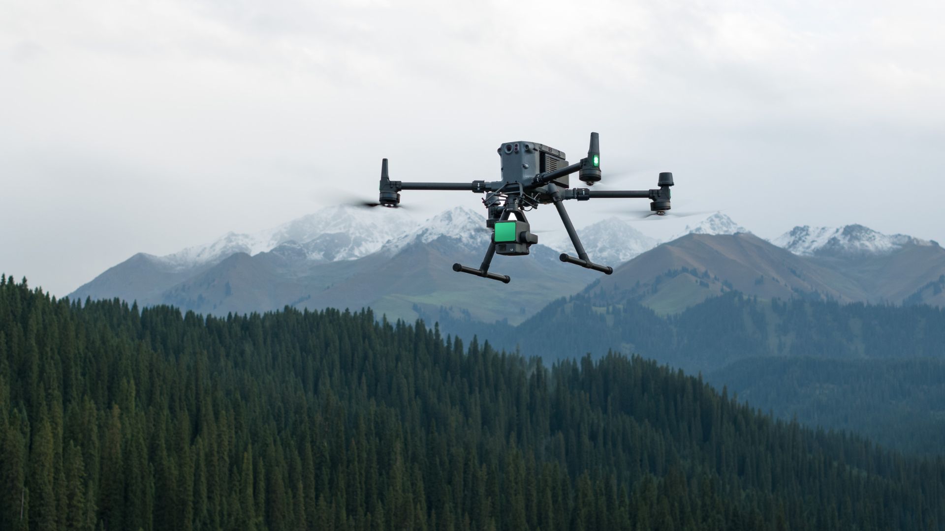 DJI Matrice 350 RTK with Zenmuse L2 in mountains